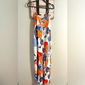 Cupshe Jumper with straps, zipper. Size large. Colors are bright